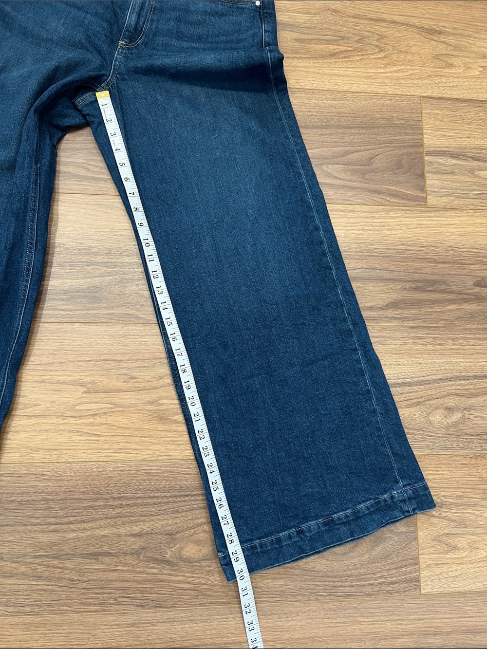 Paige Wide Leg Harper Jeans in Gracie Lou Size 30 - Picture 9 of 14